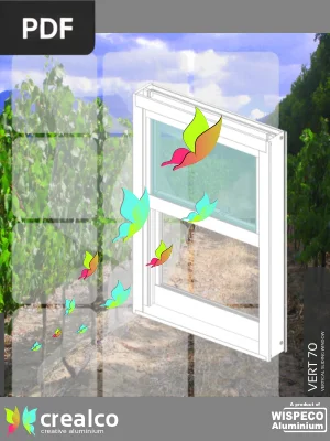 Vert 70 Vertical Sliding Window: Product Manual