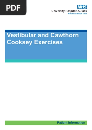 Vestibular and Cawthorn Cooksey Exercises