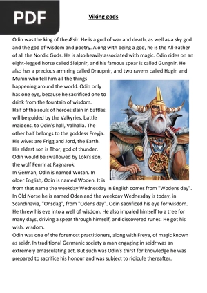 Viking gods