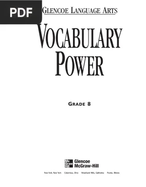Vocabulary Power Workbook