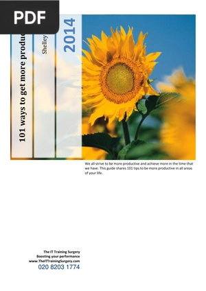 101 ways to get more productive