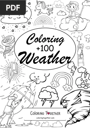 Weather Coloring Book