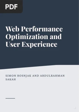 Web Performance Optimization and User Experience