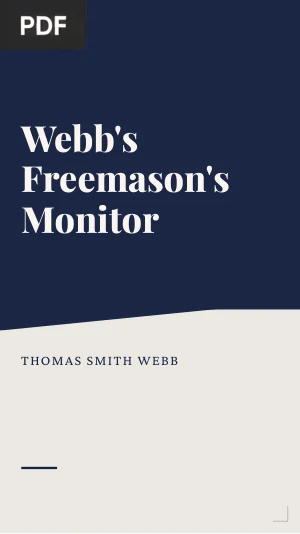 Webb's Freemason's Monitor