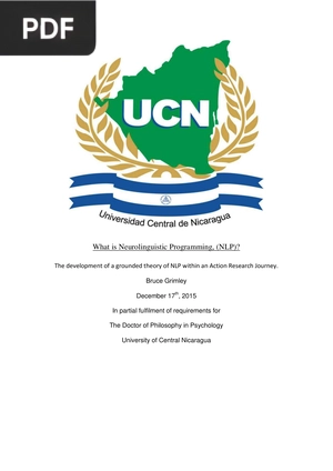 What is Neurolinguistic Programming, (NLP)