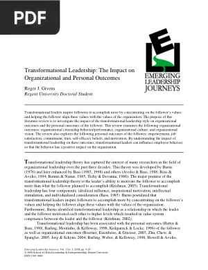 What Is Transformational Leadership?