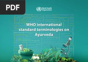 WHO international standard terminologies on Ayurveda