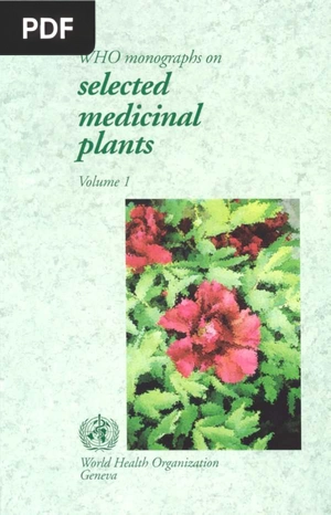 WHO monographs on selected medicinal plants