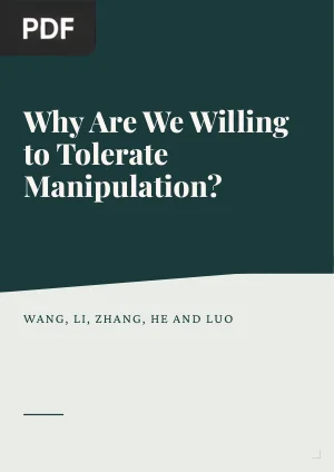 Why Are We Willing to Tolerate Manipulation? Love Addiction and Perceived Acceptability of Gaslighting