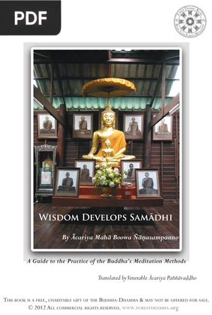 Wisdom Develops Samadhi