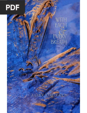 With Each & Every Breath, a guide to meditation