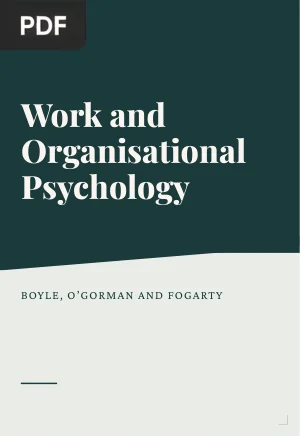 Work and Organisational Psychology