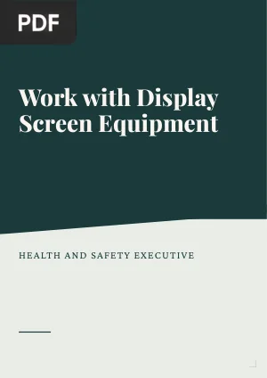 Work with Display Screen Equipment