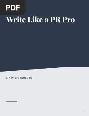 Write Like a PR Pro