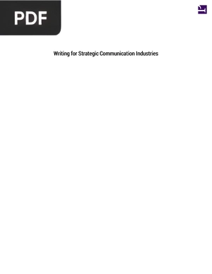 Writing for Strategic Communication Industries