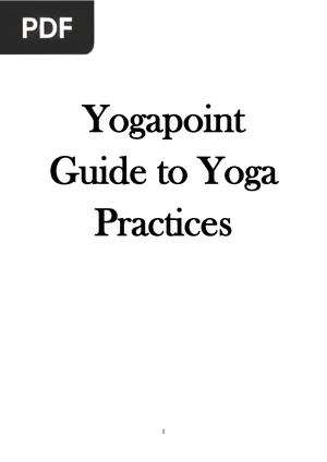 Yogapoint Guide to Yoga Practices
