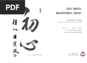 Zen Mind, Beginner's Mind